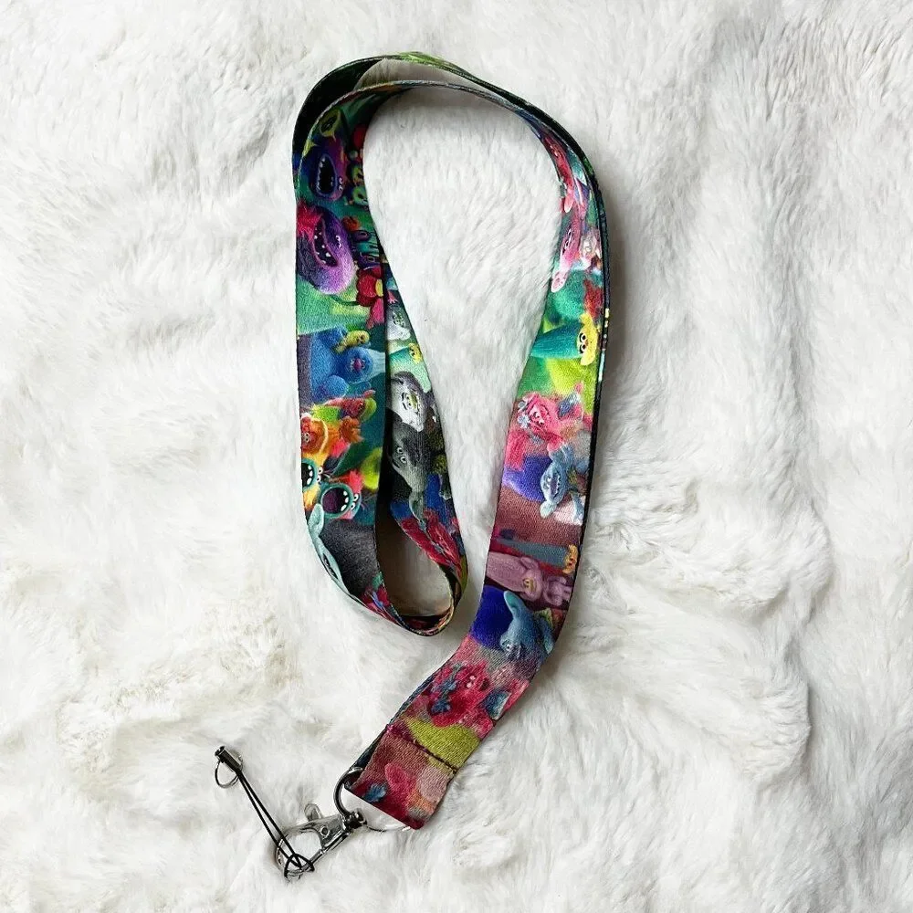 🔮 5/$25 Trolls Movie Lanyard /‎ Card Holder